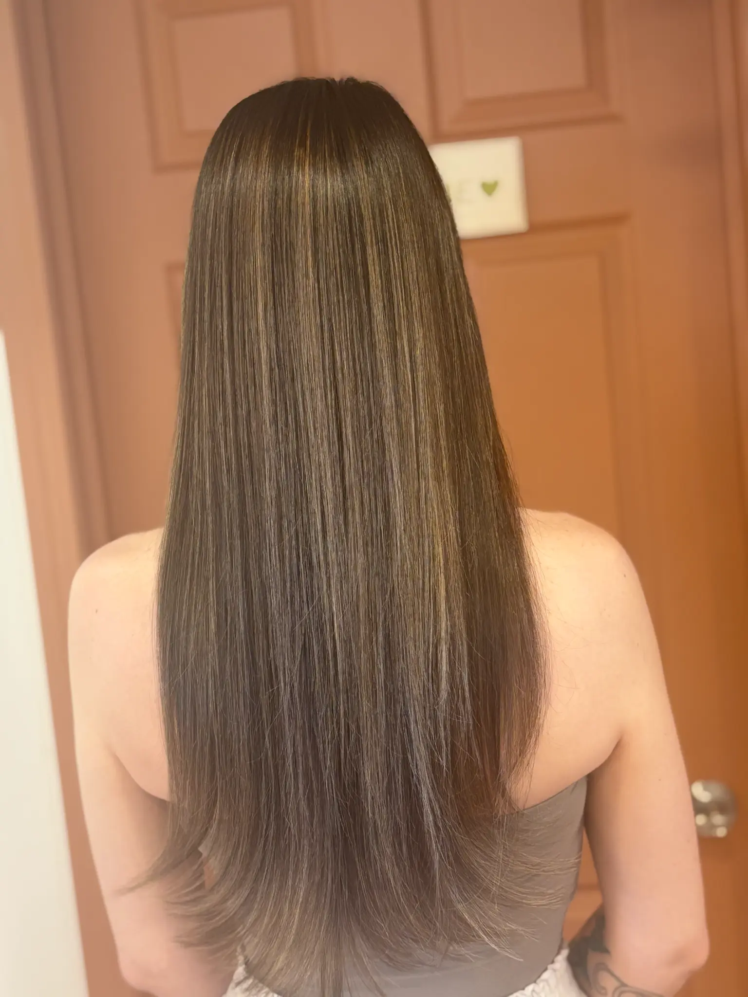 Cheveux longs naturels - Michele Lamontagne